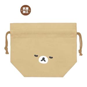 リラックマ ランチ巾着 目つむりお顔アップ 4637 サンエックス お弁当 ランチ かわいい sanx CA35101