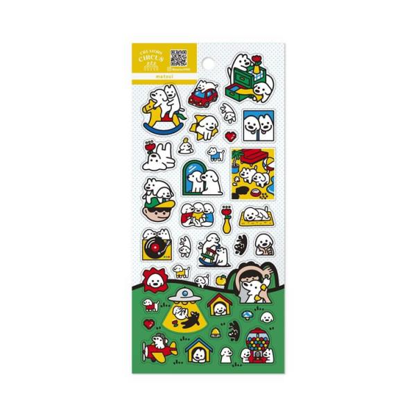 クリエイターズサーカス 透明シール matsui シール 7019 フロンティア 手帳シール CRE...