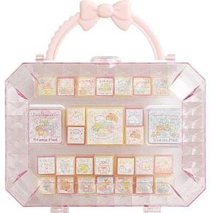 すみっコぐらし スタンプセット L ピンク 8957 サンエックス リボン バッグ型 誕生日プレゼント クリスマス FT67301