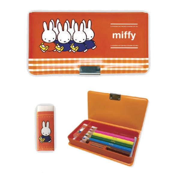 ミッフィー ミニ筆入セット オレンジ 0812 クツワ MF621A P