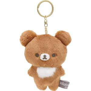 リラックマ ぶらさげぬいぐるみ NEW BASIC RILAKKUMA チャイロイコグマ 2144 サンエックス キーホルダー マスコット MF99901｜penport