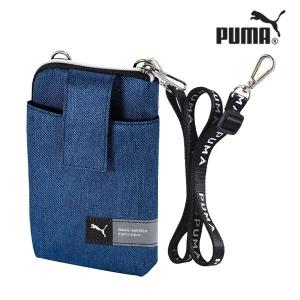 プーマ スマホポーチ ネイビー 1367 クツワ PUMA 財布 ショルダー 肩掛け 男の子 小学生 キッズ PM490NB｜penport