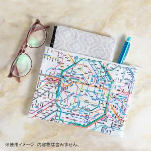 鉄道路線図 ラミネートポーチ 首都圏 日本語 ...の詳細画像2