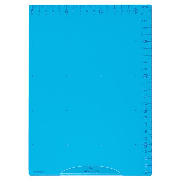 下敷き まなびすと ブルー 簡易クリップ付 GY-GCG100B コクヨ［ポイント１０倍］