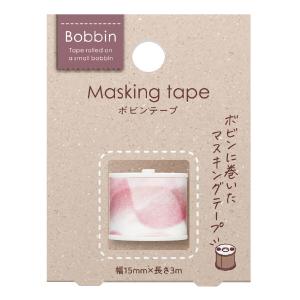 コクヨ ボビンテープ ＜Ｂｏｂｂｉｎ＞ オーガンジー・ピンク T-B1115-4 マスキングテープ［ポイント１０倍］｜penshiru