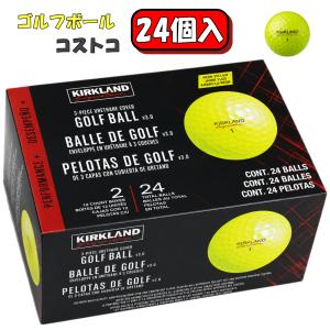 コストコ カークランド ゴルフボール イエロー ３ピース ウレタンカバー ２ダース 24個入 KIRKLAND Signature costco V3.0
