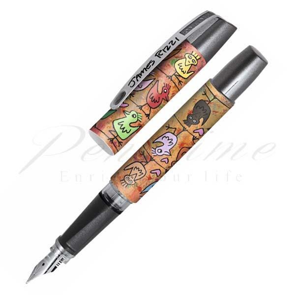 オンライン　万年筆　ジェームス・リジィ　James Rizzi　バード 名入れ不可