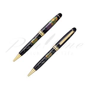 アゾン ボールペン 輪島塗 蒔絵 雅風 AX−8802 鉄線花（てっせん