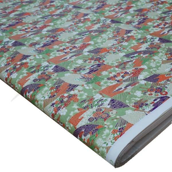 和紙　友禅紙　約６６０Ｘ９５０ｍｍ　Ｎｏ．１１８ 名入れ不可 ラッピング不可 ネコポス不可