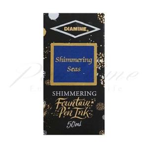 ダイアミン　シマーリングインク　ボトルインク　　ＮＯ６０１　シマーリングシーズ　Ｓｈｉｍｍｅｒｉｎｇ　Ｓｅａｓ≪現在品切中・納期半年以上見込≫｜pentim