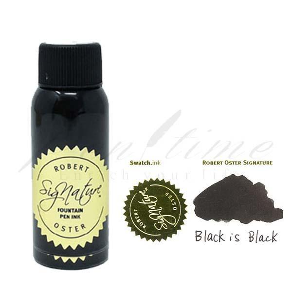 ロバートオスター　ボトルインク　ブラック イズ ブラック　ＲＯ−５０１２０ 名入れ不可 ラッピング不...