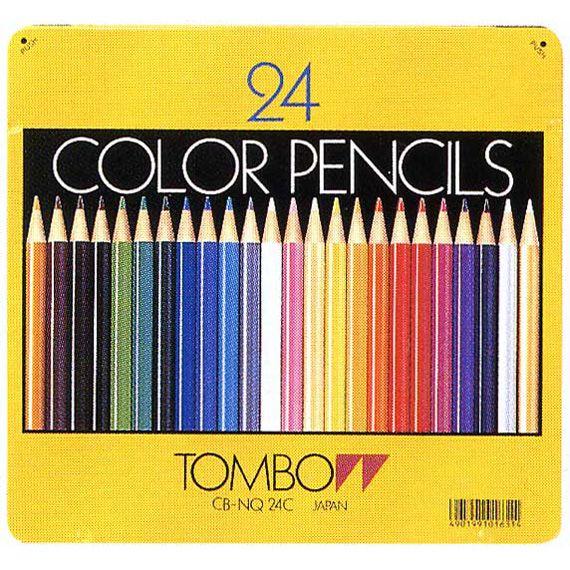 色鉛筆 24色 トンボ鉛筆 プレゼント CB-NQ24C 1955 画材 油性 ギフト父の日 