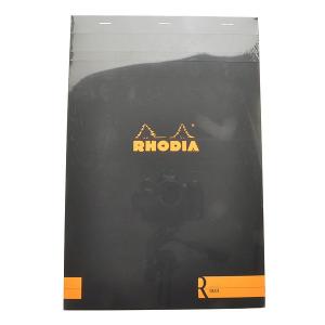 ロディア RHODIA 単品 ブロック R No.19 ブラック 横罫 cf192012 プレゼント ギフト 父の日｜penworld