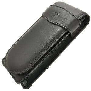 MONTBLANC（モンブラン） ペンケース 筆箱 革 2本用 2本差 ブラック