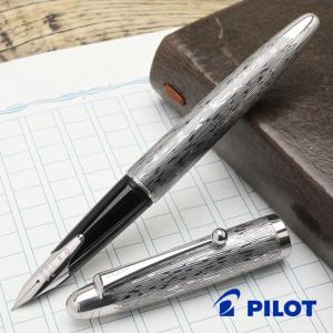 PILOT（パイロット） 万年筆 シルバーン 格子 プレゼント ギフト 父の