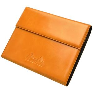 ロディア RHODIA メモパッド ジョッター付カバー cf13jot01mor NO.13 メタリックオレンジ プレゼント 父の日｜penworld