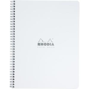 ロディア RHODIA 単品 クラシック ダブルリングノート A4 ホワイト 横罫 CF193101  母の日｜penworld