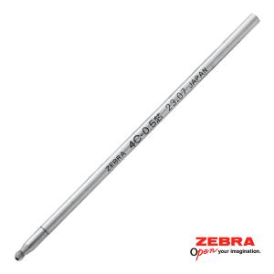 ボールペン芯 ZEBRA ゼブラ 4C-0.5 ブラック 1本入り R4CS-BK 父の日｜penworld