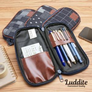LUDDITE（ラダイト） Authentic Denim デニム ベンディペンケース [全4