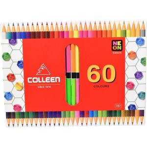 コーリン色鉛筆 colleen 787六角 12本24色紙箱入り色鉛筆 : 文具通販