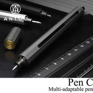 ボールペン ANTOUアントウ ボールペン C マルチ アダプタブルペン ガンメタル プレゼント ギフト 父の日｜penworld