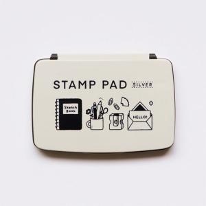 サンビー スタンプ台 STAMP PAD シルバー SPE-S02  プレゼント ギフト 父の日｜penworld