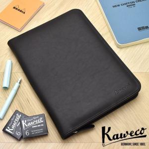 ペンケース 筆箱 カヴェコ トラベラーズケース ブラックレザー オーガナイザーA5ケース 11000076 KAWECO プレゼント 父の日｜penworld