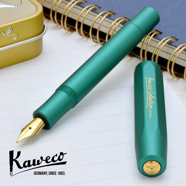 万年筆 カヴェコ コレクションkaweco collection限定品 ALスポーツ イグアナブルー...