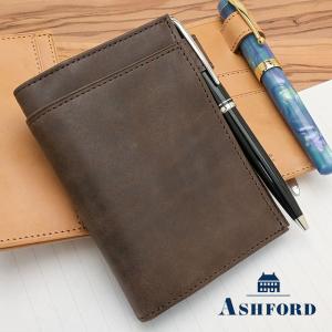 システム手帳 アシュフォード ASHFORD ビタリータ MICRO5 11mm 名刺フォン ギフト プレゼント 母の日｜penworld