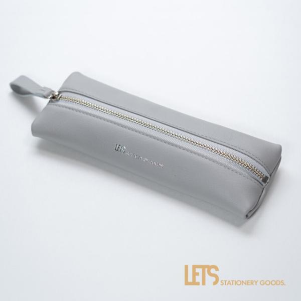 ペンケース 筆箱 おしゃれ レッツステーショナリーグッズ ペンタボリック フロスティホワイト L22...