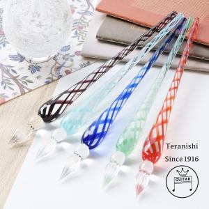 ガラスペン きゃろくろガラス工房 名残の雪 花 高級 日本製 あすつく