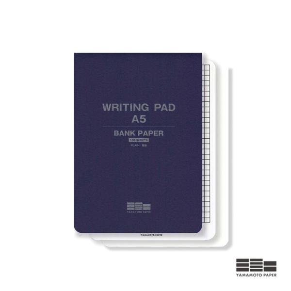 ノートパッド 山本紙業 WRITING PAD A5 バンクペーパー MPA5-006 あすつく ギ...