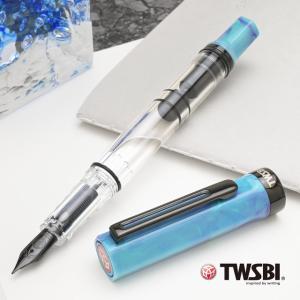 ツイスビー　万年筆　3本セット TWSBI（ツイスビー） 万年筆 エコ ECO カラーラ withO 透明 クリア軸