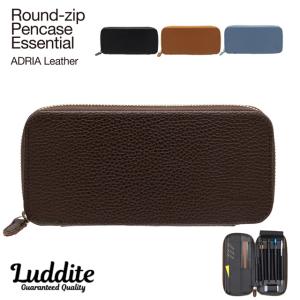 LUDDITE（ラダイト） ラウンドジップペンケース 革 筆箱