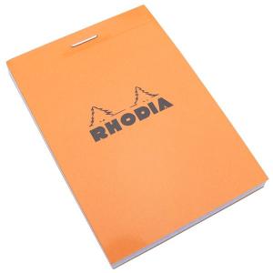 メモ帳 ロディア RHODIA ブロックロディア No.11 A7 単品 オレンジ 5mm方眼 CF11200 プレゼント 父の日｜penworld