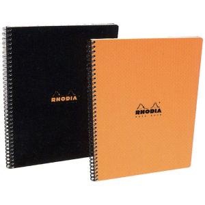 ロディア RHODIA 単品 クラシック ダブルリングノート A4 ブラック 横罫 CF193109  母の日｜penworld