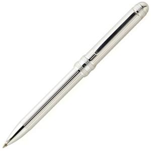 多機能ボールペン シャーペン 名入れ プラチナ万年筆 DOUBLE ACTION スターリングシルバー レット MWB-10000SA-1 母の日 爆買