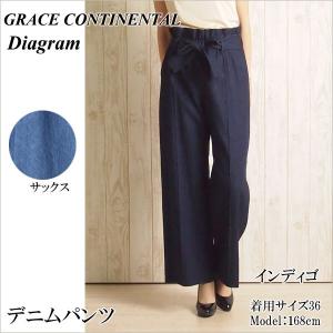 SOLD OUT グレースコンチネンタル ボトムス デニムパンツ Grace Continental ダイアグラム Diagram PeP TOMIYA｜pep-tomiya