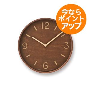 トムソン/ブラウン/レムノス/奈良雄一/壁掛け時計/THOMSON/Lemnos/LC10-26 BW【送料無料】｜pepapape