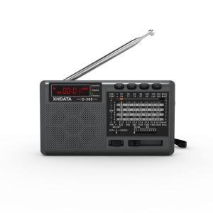 XHDATA D368 ポータブル短波ラジオ FM AM SW 12 バンド DSP ステレオ ラジオ MP3 プレーヤー ワイヤレス 高感｜pepe-shop