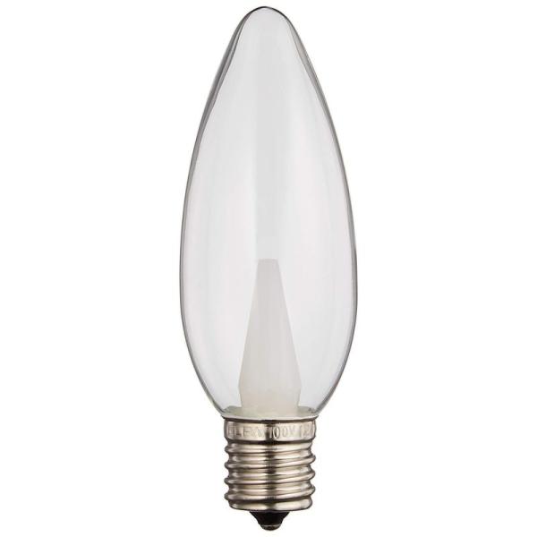 ELPA LED装飾電球 シャンデリア球形 口金直径17mm クリア電球色 LDC1CL-G-E17...