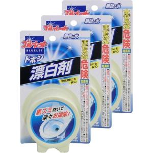 まとめ買いブルーレット ドボン 漂白剤 トイレタンク洗浄剤 無色の水 120ｇ×3個｜pepe-shop