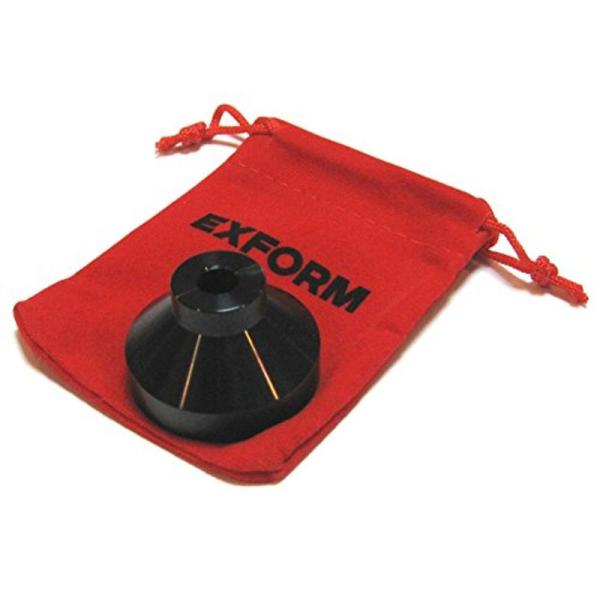 EXFORM EP-1DJ (ブラック) EPアダプター 輸入盤用Φ37.5mmサイズ エクスフォル...