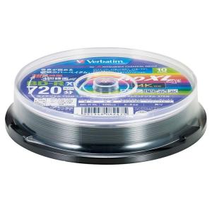 Verbatim バーベイタム 1回録画用 ブルーレイディスク BD-R XL 100GB 10枚 ホワイトプリンタブル 片面3層 2-4倍｜pepe-shop