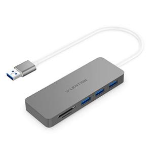 LENTION USB 3.0 ハブ Super Speed Micro SD/SDカードリーダー UHS-I対応 (最大転送速度95MB/｜pepe-shop