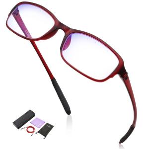 GOKEI メガネ型ルーぺ 拡大鏡 ルーペ 1.8倍 ブルーライトカット ルーペメガネ 拡大 眼鏡 軽量 大きく見える 読書用 細かい作業｜pepe-shop