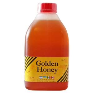 はちみつ 専門店 かの蜂 ゴールデンハニー 2kg ブレンド 純粋蜂蜜 （アルゼンチン・ウクライナ・メキシコ・カナダ産）｜pepe-shop