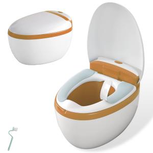 X XUNTAO新設計 子供シミュレーション おまるトイレトレーニング ベビートイレ 子供用便座 子供用トイレ 補助便座 携帯トイレ 滑り止｜pepe-shop