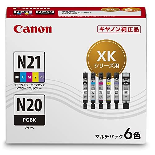 キヤノン Canon 純正 インクカートリッジ XKI-N21(BK/C/M/Y/PB)+N20 6...