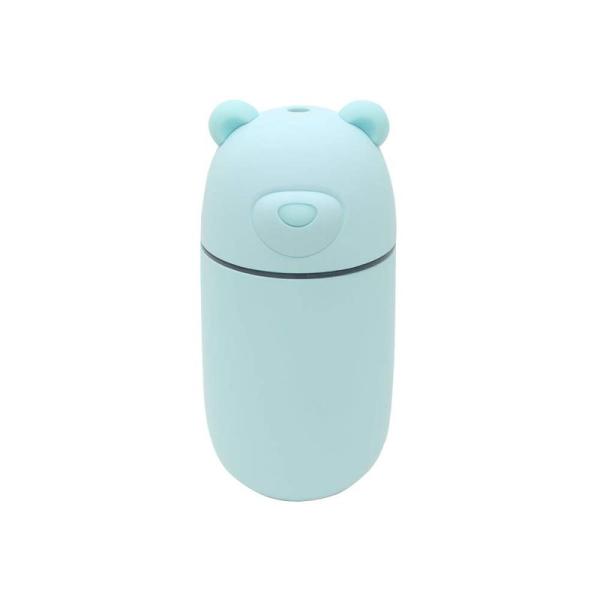 USBポート付きクマ型ミニ加湿器「URUKUMASAN(うるくまさん)」 ブルー
